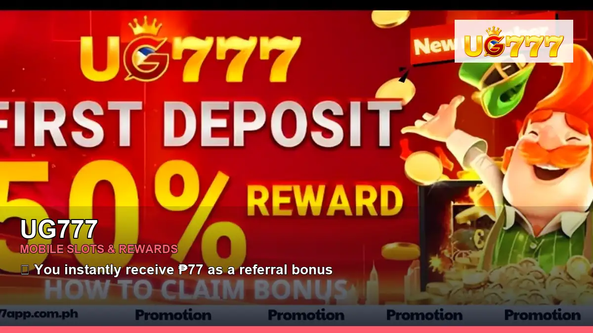 UG777 mobile slots promotion for Philippine players